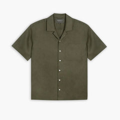 Linen Camp Shirt | Olive